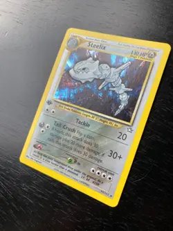 Pokemon Neo Genesis RARE 1st Edition Holo Steelix 15/111. EX/Near-Mint Cond - Image 2