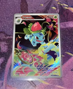 Pokemon TCG Ivysaur 134/132 ME01: Mega Evolution Full Art Holo English - Image 1