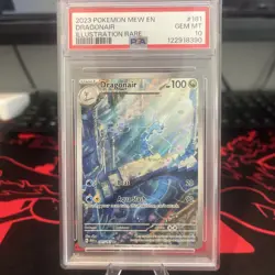 2023 POKEMON MEW EN-151 ILLUSTRATION RARE #181 DRAGONAIR PSA 10 - Image 1