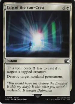 Fate of the Sun-Cryst C FINAL FANTASY 19 NM MTG - Image 1