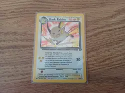 Dark Raichu 83/82 Secret Rare Team Rocket Pokemon Unlimited Holo HP - Image 1