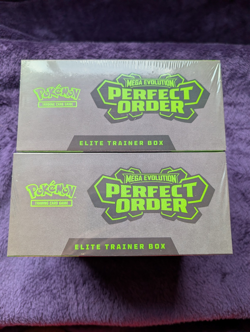 LOT OF 2 - Pokemon Mega Evolution Perfect Order ETBs - FACTORY SEALED - Image 2