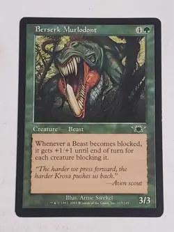 MTG Berserk Murlodont (Legions/Green/C) - BGM - Image 1