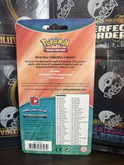 FACTORY SEALED- Pokemon XY Roaring Skies & Steam Siege 2 Pack Blister W/ Pin - Image 2