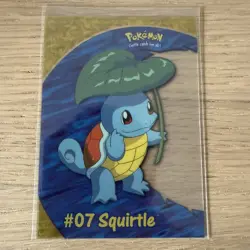 Squirtle #07 PC4 Clear TOPPS 1999 TV Animation Blue Logo Acryllic Pokemon - Image 1