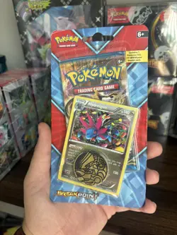 2016 Pokemon TCG XY BREAKPOINT HYDREIGON Promo Checklane Blister READ - Image 1