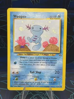 Neo Discovery Wooper 71/75 Common Unlimited English 2001 - NEAR MINT - Image 1