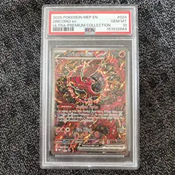2025 Pokemon—Oricorio EX #024 Mega Evolution—Black Star Promo Holo PSA 10 - Image 1