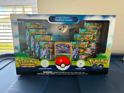 Pokemon Go Radiant Eevee Premium Collection Box New NISB 820650850523 - Image 1