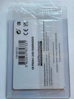 Pokemon Charmander 004/165 GameStop Stamped Promo Reverse Holo 151 SEALED - Image 2