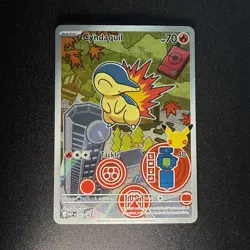 Cyndaquil 047 Series 2 First Partner Illustration Collection Pokemon Promo NM - Image 1