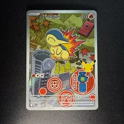Cyndaquil 047 Series 2 First Partner Illustration Collection Pokemon Promo NM - Image 2