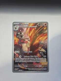 Pokemon TCG- Blaziken 192/182 Destined Rivals Illustration Rare Card - Image 1