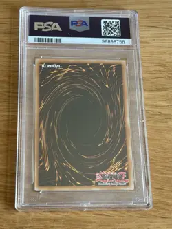 Yu Gi Oh Dark Magician En002 Maximum Gold PSA Grade 8 - Image 2
