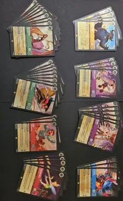 Disney Lorcana Legendary Foil bulk Rapunzel Raya Lilo Stitch TinkerBell & More - Image 1