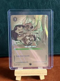 (MB) DISNEY LORCANA YOU CAME BACK 213/204 ENCHANTED LILO AND STITCH RARE NR MINT - Image 1