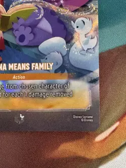 Ohana Means Family Enchanted 222/204 Disney Lorcana Winterspell - Image 4