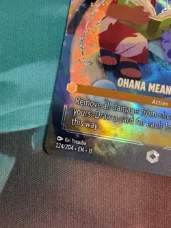 Ohana Means Family Enchanted 222/204 Disney Lorcana Winterspell - Image 5