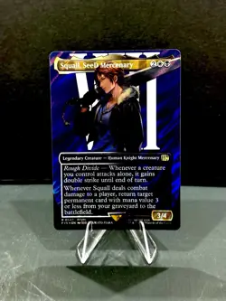 2025 MTG Final Fantasy SQUALL, SEED MERCENARY (Character Surge Foil) #0547 * NM - Image 1