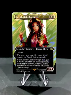 2025 MTG Final Fantasy AERITH GAINSBOROUGH (Character Surge Foil) #519 * NM - Image 1