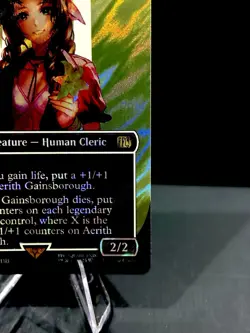 2025 MTG Final Fantasy AERITH GAINSBOROUGH (Character Surge Foil) #519 * NM - Image 4