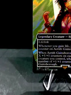 2025 MTG Final Fantasy AERITH GAINSBOROUGH (Character Surge Foil) #519 * NM - Image 5