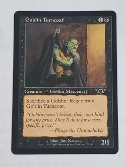 MTG Goblin Turncoat (Legions/Black/C) - BGM - Image 1