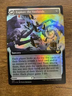 Wandering Archaic Strixhaven Magic MTG Extended Art Foil NM Condition - Image 3
