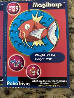 Lot of 3 Pokemon Poke Trivia Burger King Cards 1999 Zapdos #145 - Image 5