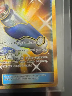 Pokemon Custom Catcher 231/214 Gold Secret Rare | Sun & Moon Lost Thunder | (NM) - Image 4
