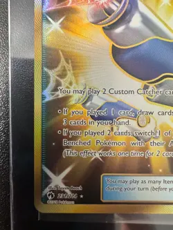 Pokemon Custom Catcher 231/214 Gold Secret Rare | Sun & Moon Lost Thunder | (NM) - Image 5