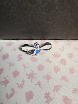 Lugia Metal Enamel Pin Crown Zenith Collection Pokemon - Image 1