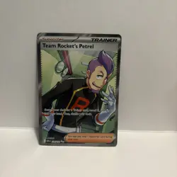 2025 Pokemon Destined Rivals Team Rocket’s Petrel Full Art 226/182 Pack Fresh - Image 1