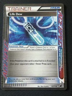 Life Dew 107/116 Pokemon TCG Plasma Freeze Ace Spec LP - Image 1