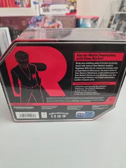 Destined Rivals Team Rocket Tin (Nidoking ex) - Sealed New - Pokemon TCG - Image 3