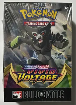 Pokemon TCG Sword & Shield Vivid Voltage Build and Battle Box Factory Sealed 820650807718 - Image 1