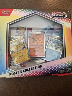 Pokemon TCG Scarlet & Violet Prismatic Evolutions Poster Collection Box - Image 1