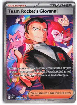 Team Rocket's Giovanni 238/182 Destined Rivals Pokemon NM - Image 1