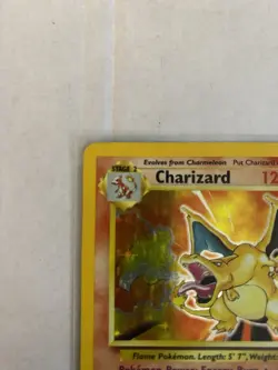 Pokemon TCG 1999 Base Set Charizard 4/102 Holo Rare Unlimited MP - Image 2