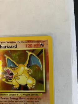 Pokemon TCG 1999 Base Set Charizard 4/102 Holo Rare Unlimited MP - Image 3