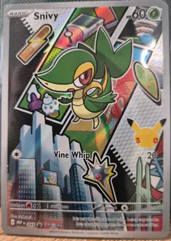 Snivy #049 Pokemon ME Mega Evolution Promo Holo NM Ungraded In Hand - Image 2
