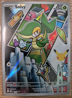 Snivy #049 Pokemon ME Mega Evolution Promo Holo NM Ungraded In Hand - Image 3