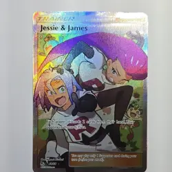 Pokemon TCG Jessie & James Full Art Ultra Rare Hidden Fates Holo 68/68 2019 Eng - Image 1