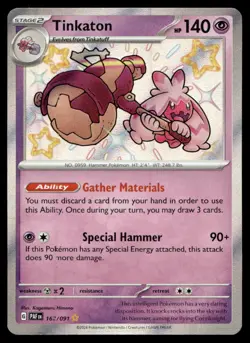 Tinkaton SV: Paldean Fates Holo 167/091 Pokemon TCG - Image 1