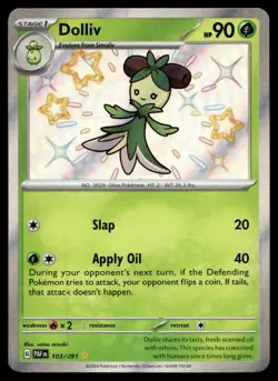 Dolliv SV: Paldean Fates Holo 103/091 Pokemon TCG - Image 1