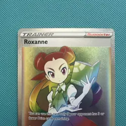 POKEMON ASTRAL RADIANCE ROXANNE SECRET 206/189 TCG HOLO NM - Image 2