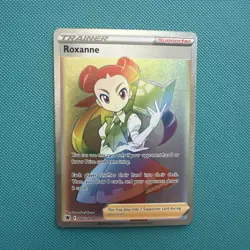 POKEMON ASTRAL RADIANCE ROXANNE SECRET 206/189 TCG HOLO NM - Image 5