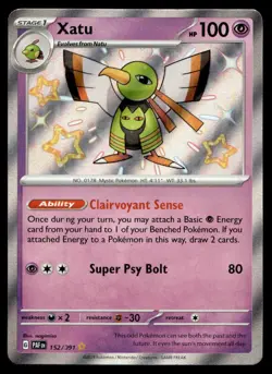 Xatu SV: Paldean Fates Holo 152/091 Pokemon TCG - Image 1