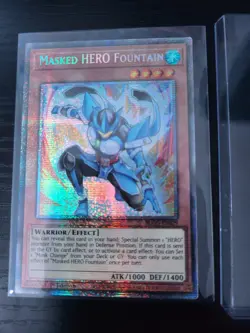 Yu-Gi-Oh! Masked HERO Fountain (Starlight Rare) BLGG-EN029 1st Edition Near Mint - Image 3
