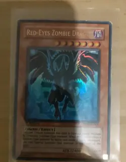 Red-Eyes Zombie Dragon SDZW-EN001 Ultra Rare 1st Edition Yu-Gi-Oh! TCG Played - Image 2